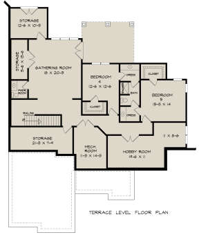 Basement for House Plan #6082-00196