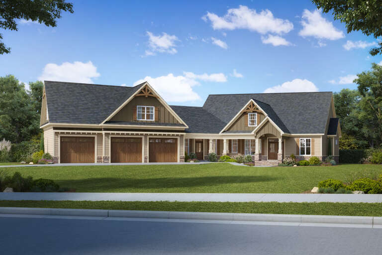 House Plan House Plan #26735 Front Elevation 
