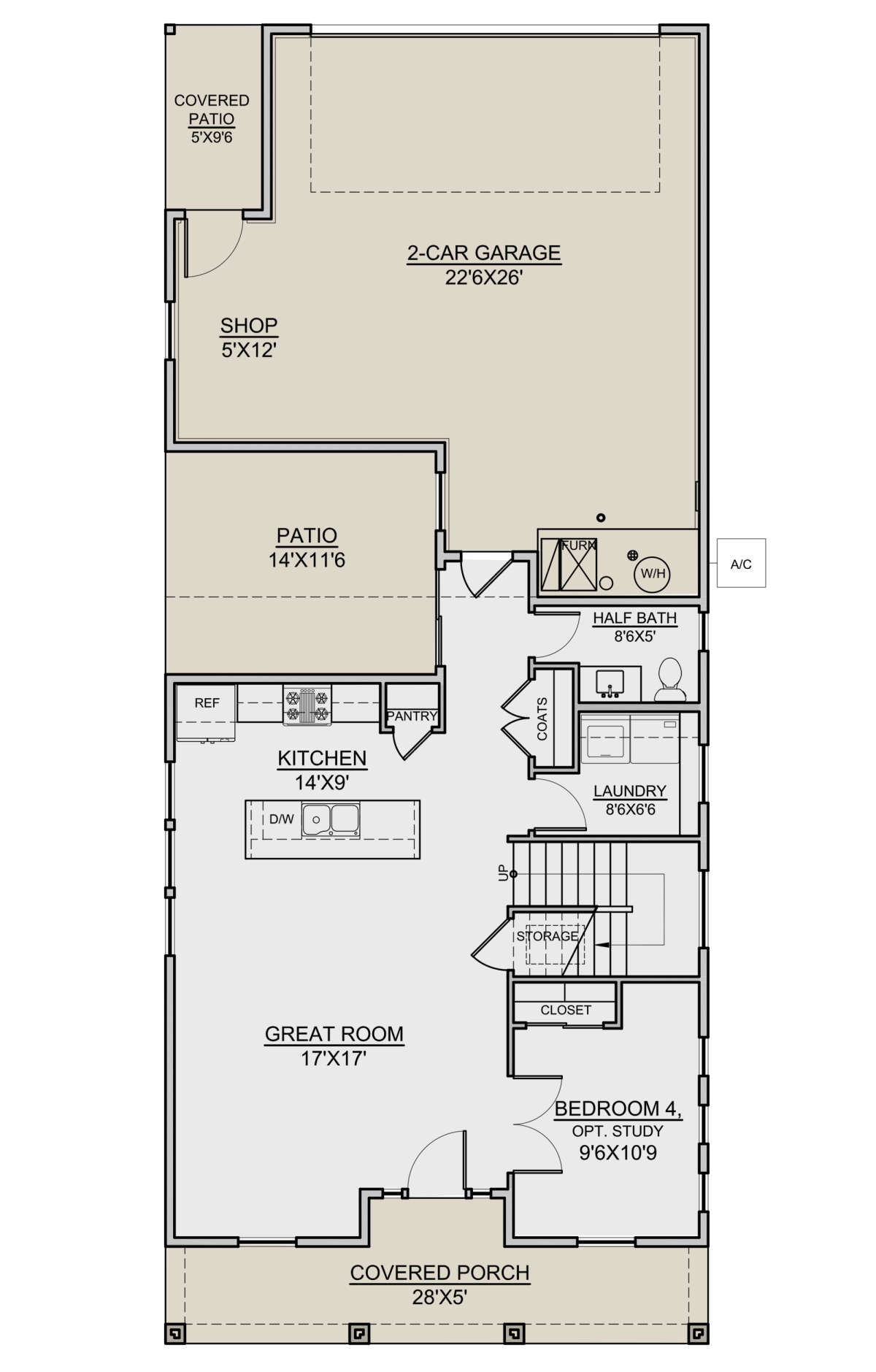 Main Floor  for House Plan #7306-00034