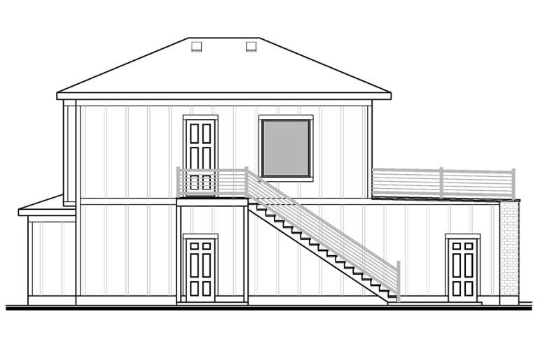 Modern House Plan #7306-00035 Elevation Photo