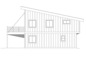 Modern House Plan #940-00489 Elevation Photo