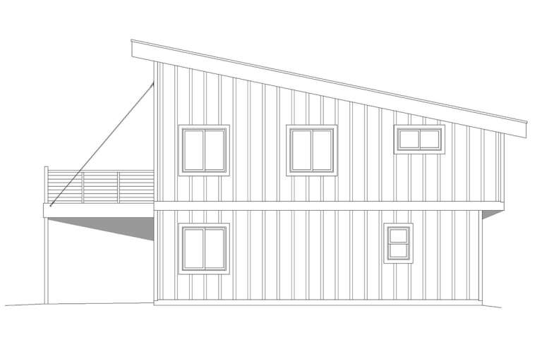 Modern House Plan #940-00489 Elevation Photo