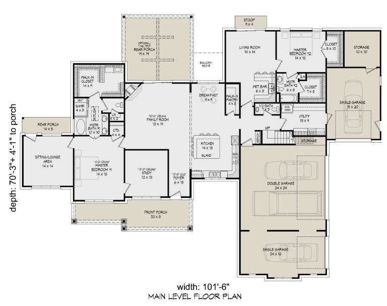 House Plan House Plan #26740 Drawing 1