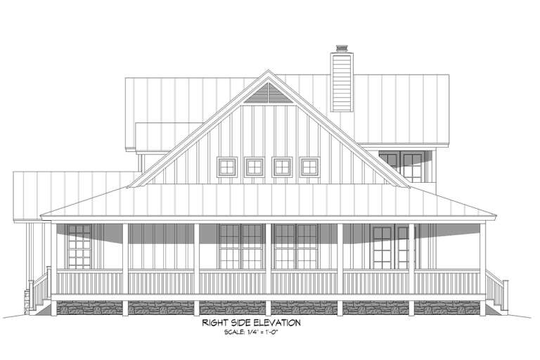 Country House Plan #940-00491 Elevation Photo