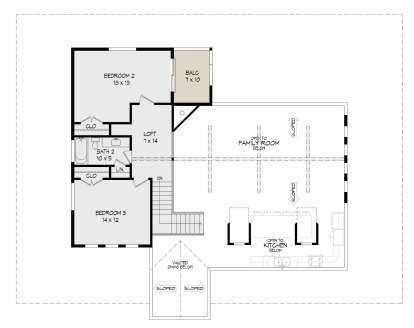 Second Floor for House Plan #940-00491