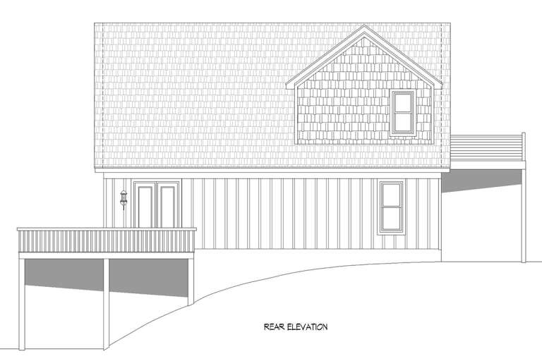 Mountain House Plan #940-00492 Elevation Photo