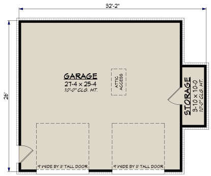 House Plan House Plan #26743 Drawing 1