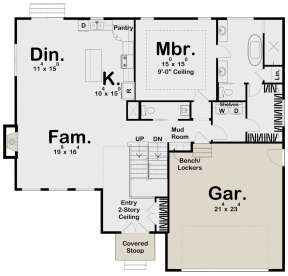 Main Floor  for House Plan #963-00646