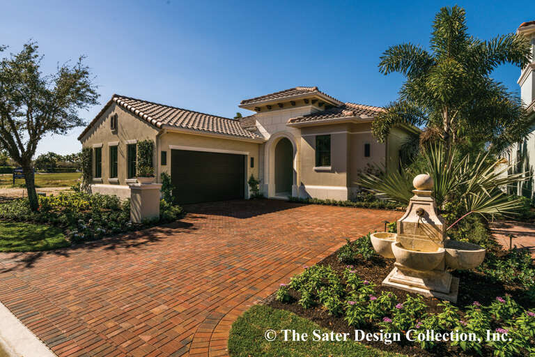 Mediterranean House Plan #8436-00001 Elevation Photo
