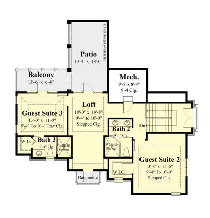 Second Floor for House Plan #8436-00004