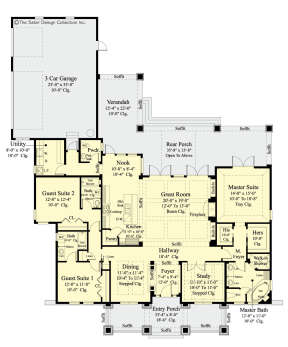 Main Floor  for House Plan #8436-00005