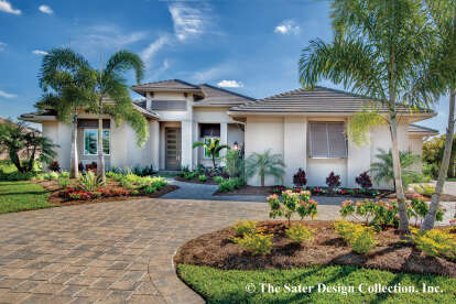 Coastal House Plan #8436-00007 Elevation Photo
