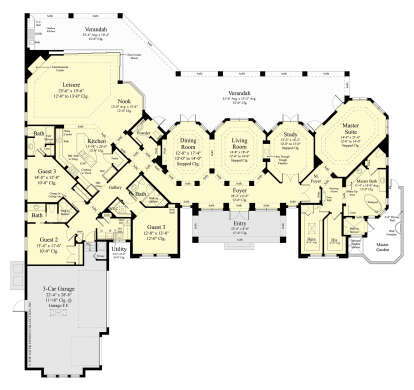 Main Floor  for House Plan #8436-00008