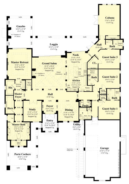 Main Floor  for House Plan #8436-00009