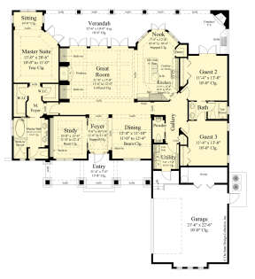 Main Floor  for House Plan #8436-00014