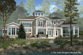 Contemporary House Plan #8436-00015 Elevation Photo