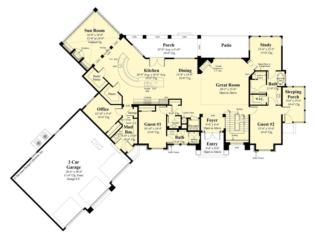 Main Floor  for House Plan #8436-00015