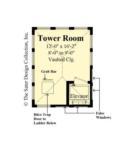 Third Floor for House Plan #8436-00015