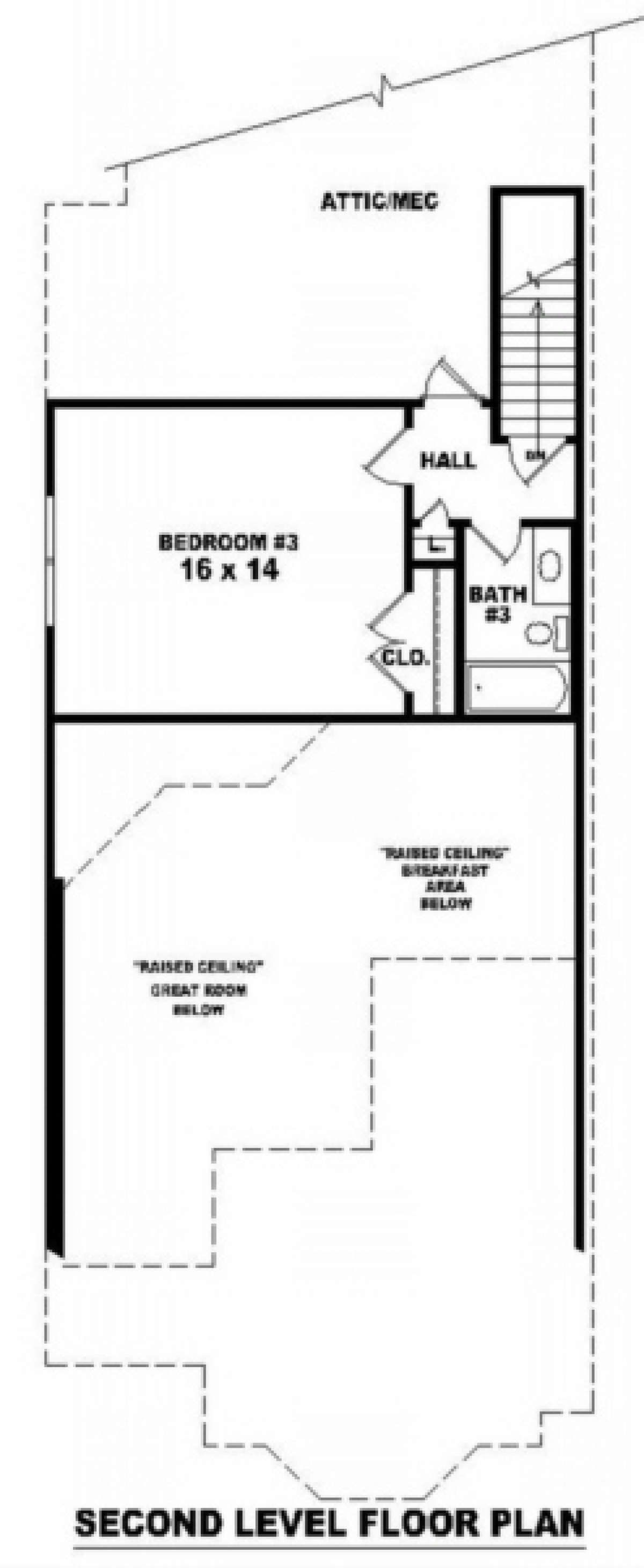 Floorplan 2 for House Plan #053-00355