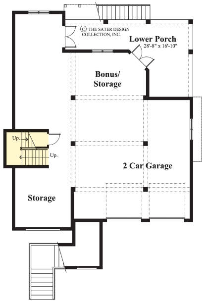 First Floor for House Plan #8436-00017