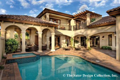 Mediterranean House Plan #8436-00019 Elevation Photo
