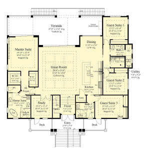 Main Floor for House Plan #8436-00021