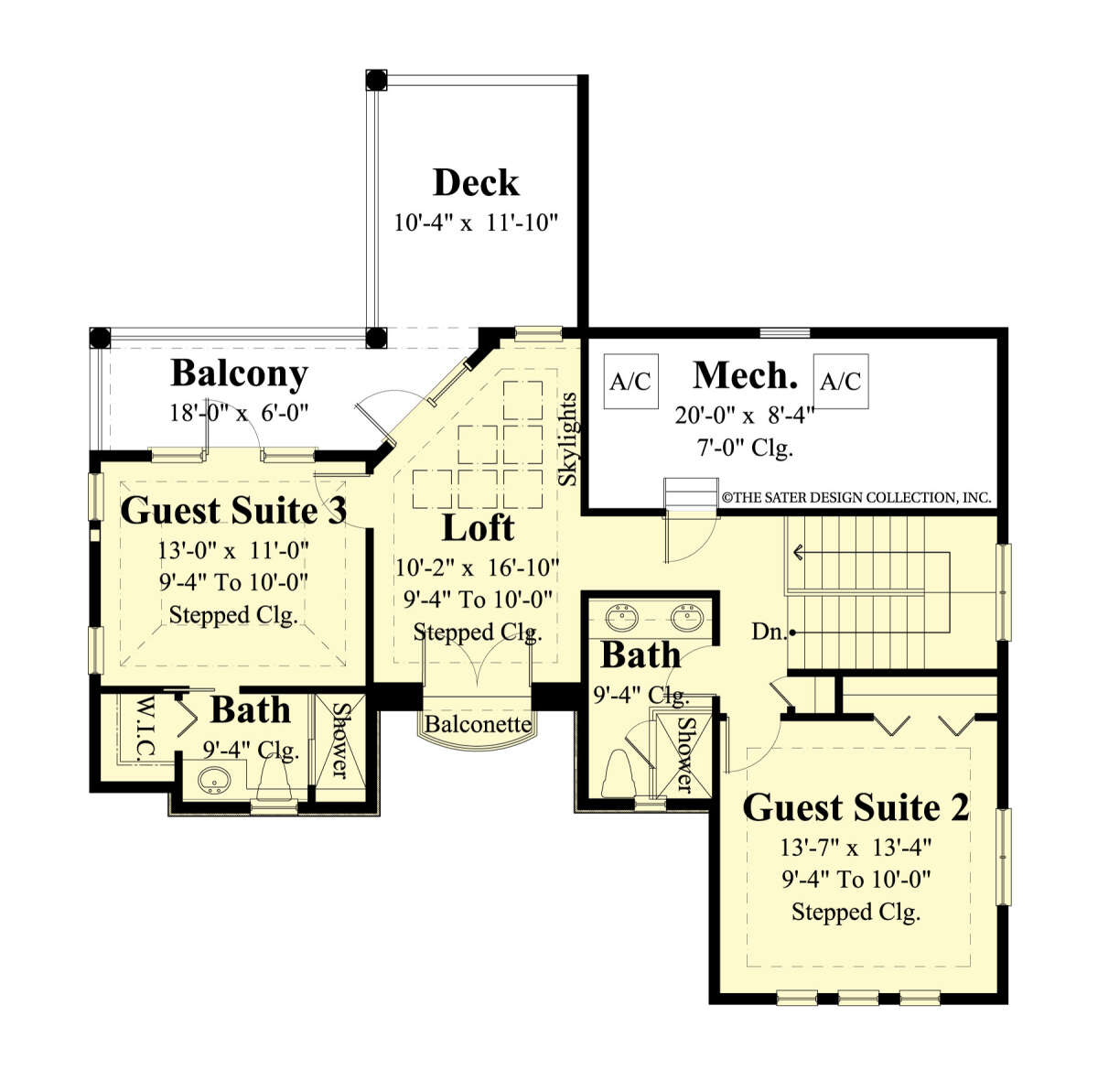 Second Floor for House Plan #8436-00022