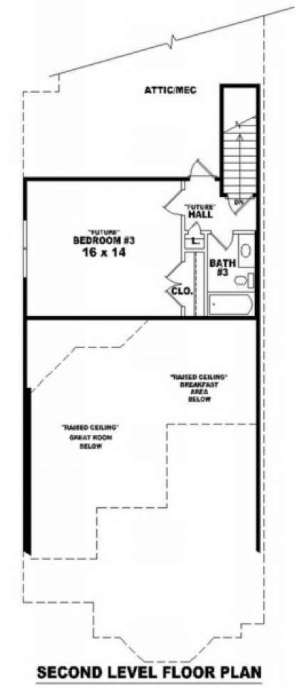 Floorplan 2 for House Plan #053-00356