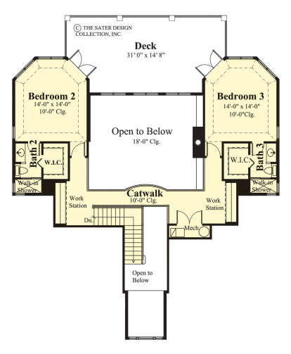 Third Floor for House Plan #8436-00027