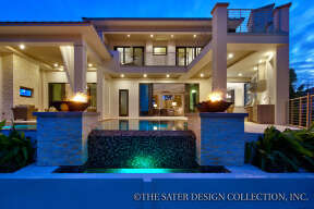 Contemporary House Plan #8436-00030 Elevation Photo