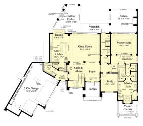 Main Floor  for House Plan #8436-00030