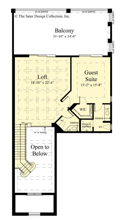 Second Floor for House Plan #8436-00031