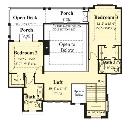 Third Floor for House Plan #8436-00032