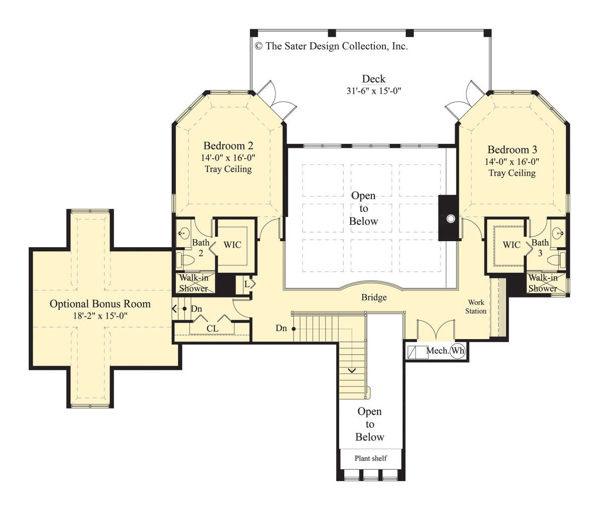 Second Floor for House Plan #8436-00033