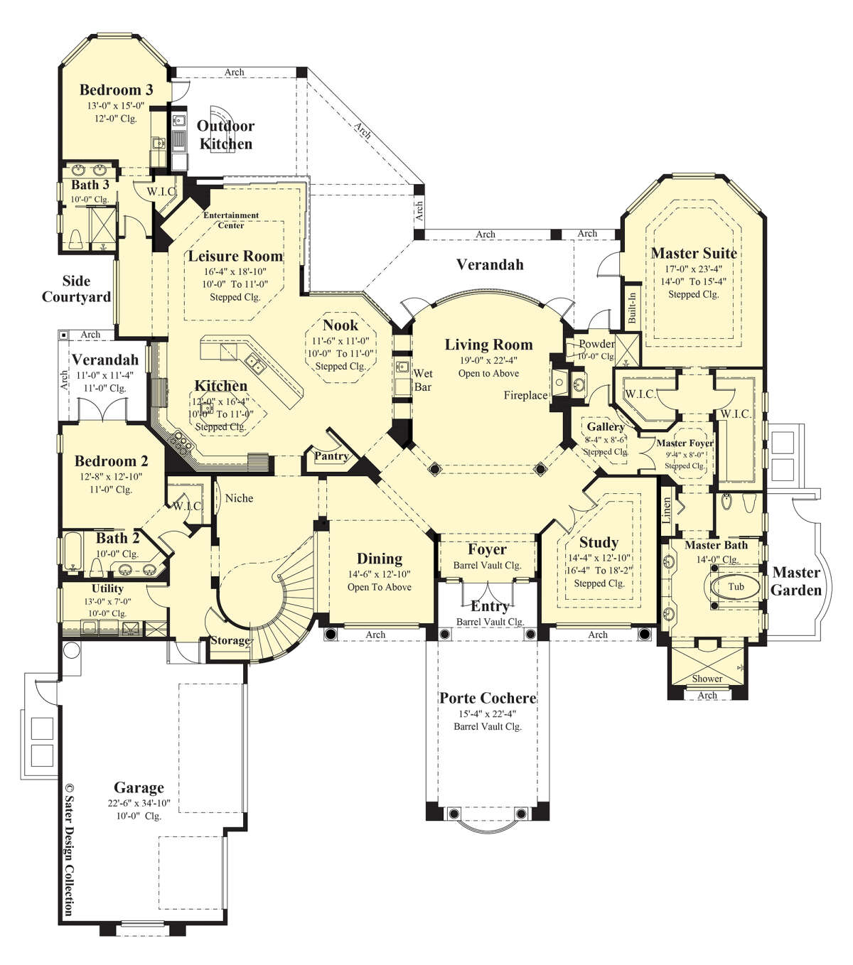 Main Floor  for House Plan #8436-00034