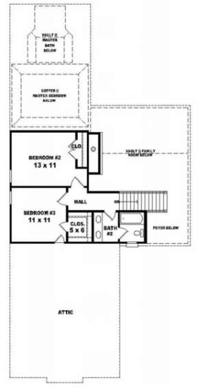 Floorplan 2 for House Plan #053-00357