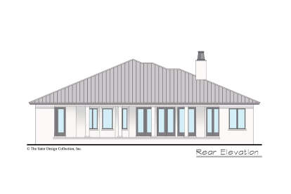 Contemporary House Plan #8436-00037 Elevation Photo