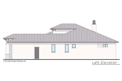 Contemporary House Plan #8436-00037 Elevation Photo