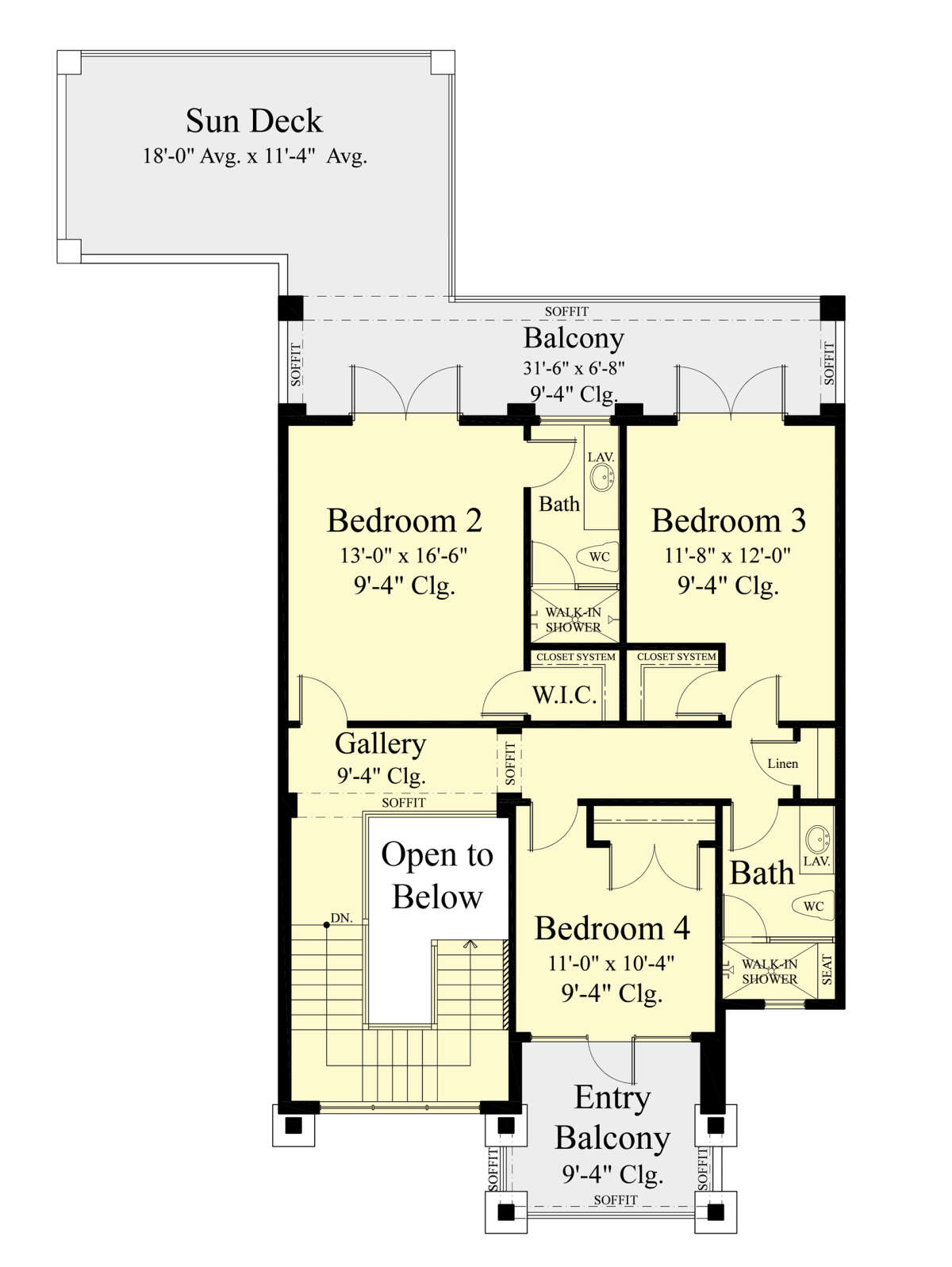 Second Floor for House Plan #8436-00039