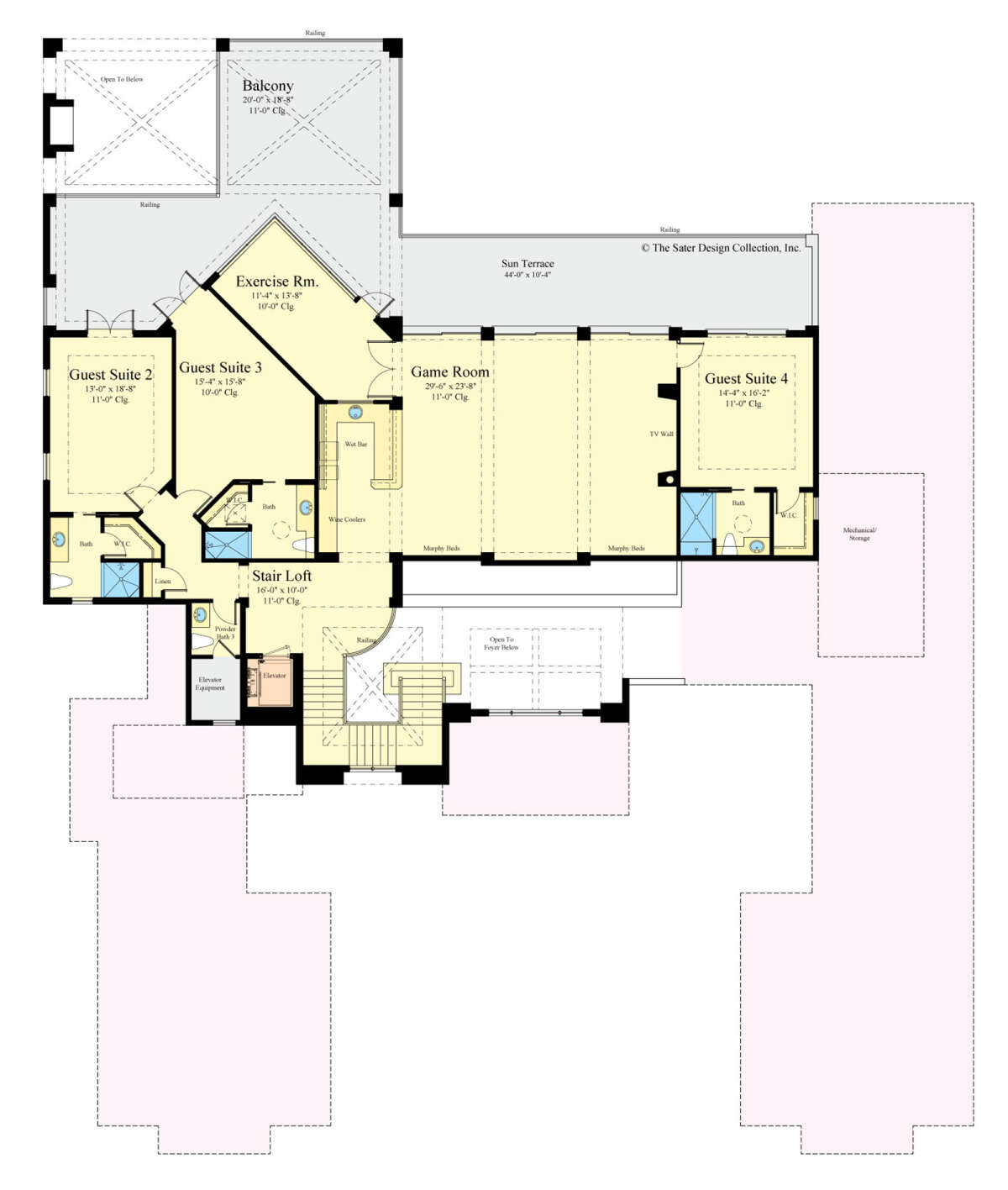 Second Floor for House Plan #8436-00047