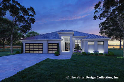 Contemporary House Plan #8436-00048 Elevation Photo