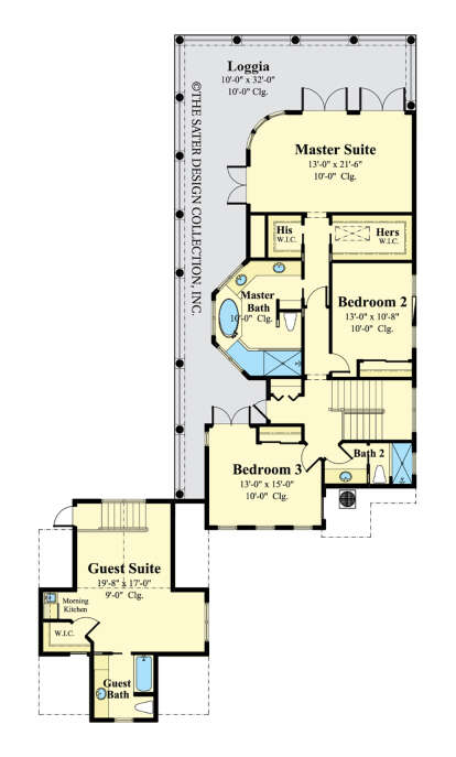 Second Floor for House Plan #8436-00049