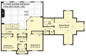 Second Floor for House Plan #8436-00051