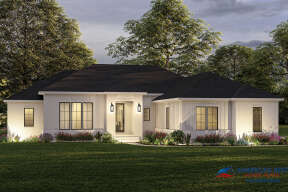 Ranch House Plan #041-00273 Elevation Photo