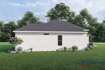 Ranch House Plan #041-00273 Elevation Photo