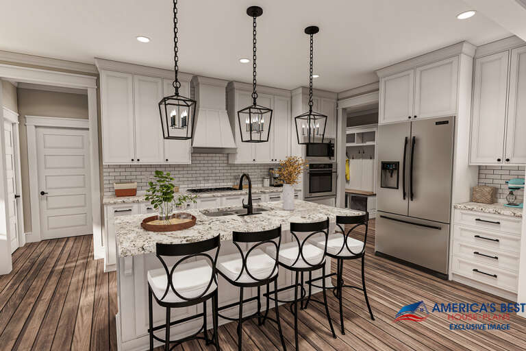 Ranch House Plan #041-00273 Additional Photo
