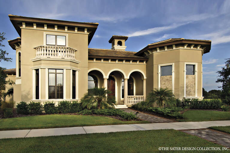 Mediterranean House Plan #8436-00057 Elevation Photo