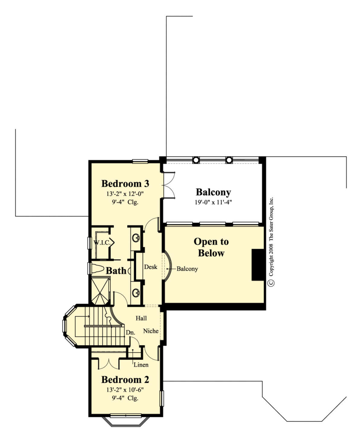 Second Floor for House Plan #8436-00057