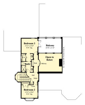 Second Floor for House Plan #8436-00057