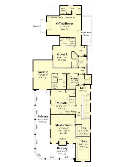 Second Floor for House Plan #8436-00061